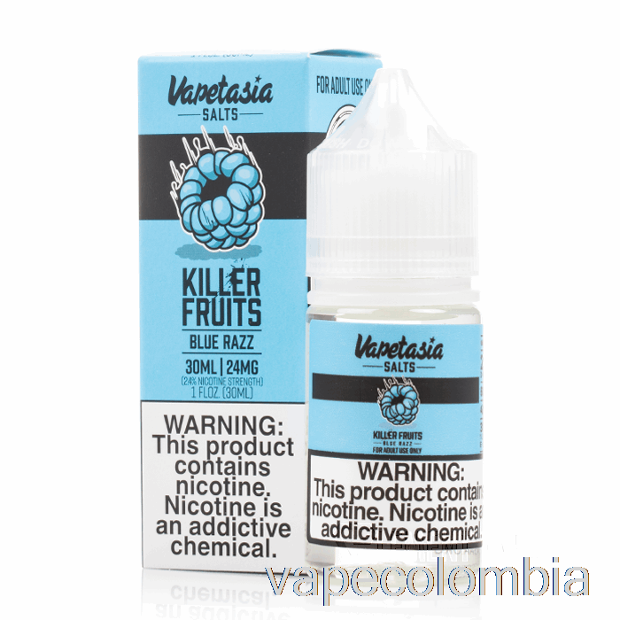 Kit Vape Completo Blue Razz - Sales De Vapetasia - 30ml 48mg